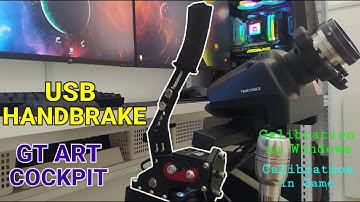 Install/Pasang USB Handbrake to Cockpit Stand | Calibrate in PC Windows & In-Game (BM/BI Subtitle)
