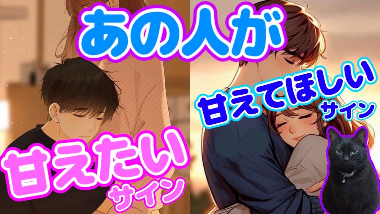 【これがサインだ‼️】お相手様が甘えたい時のサイン・甘えてほしい時のサイン・・・見逃さないでね❣️#占い　#三択　#甘えたい　#甘えられたい　#サイン　#満月堂