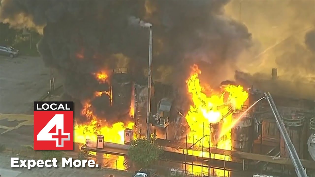 Massive industrial fire on Detroit’s east side -- What we know
