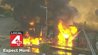 Massive industrial fire on Detroit’s east side -- What we know