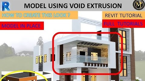 VOID EXTRUSION|VOIDOPENINGS|MODEL IN PLACE|REVIT TUTORIALS TAMIL|REVIT FAMILYCREATION|OPENINGS|CIVIL