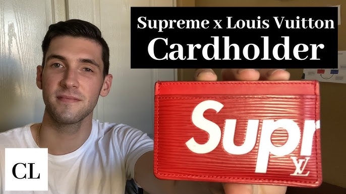 Unboxing Supreme x LV Red leather backpack, Review 💯🔥Supreme Shirt💥