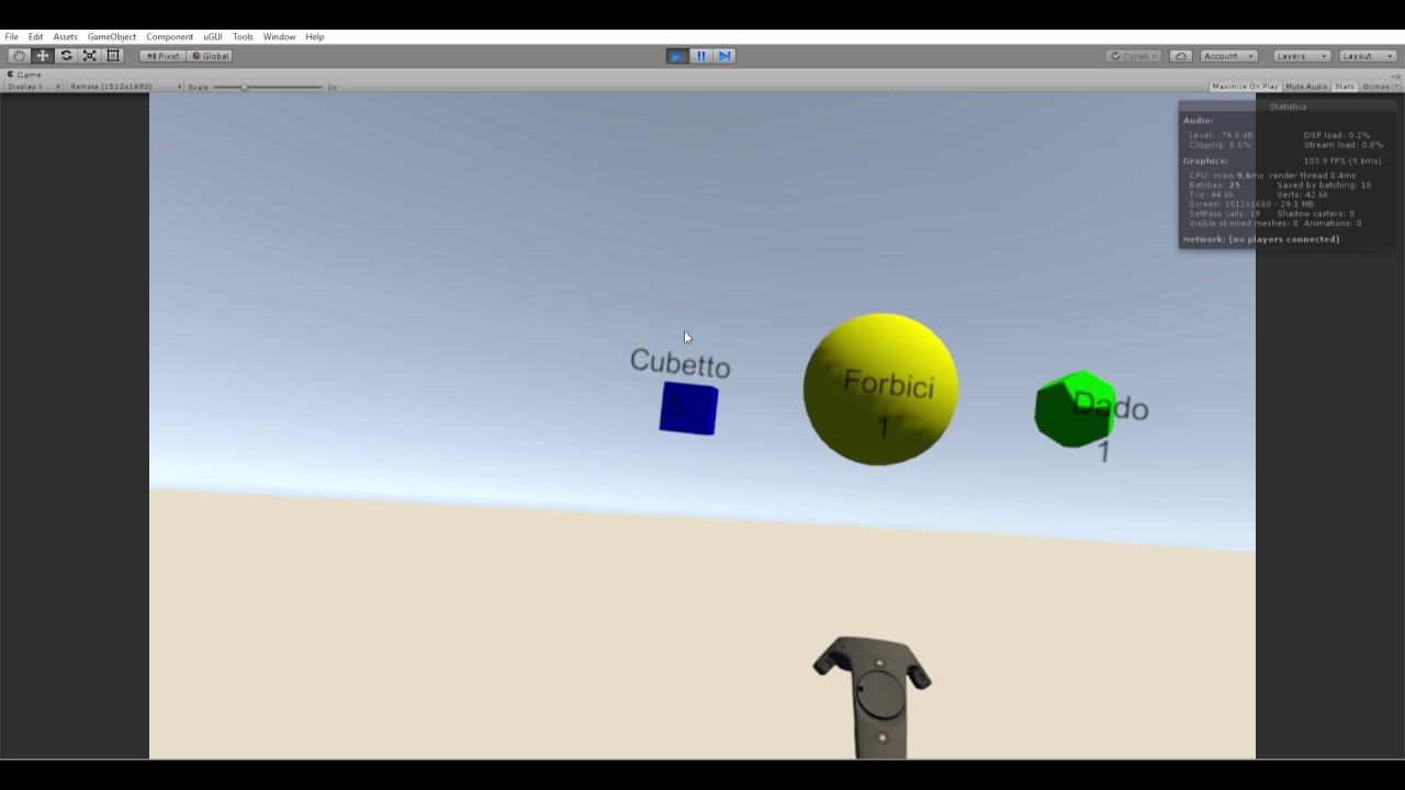 VR - test Inventory System - YouTube