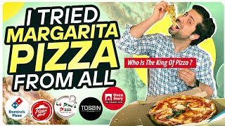 I Tried Margarita Pizza 🍕 From Popular Fast Food Chains in India 🍕😍😍