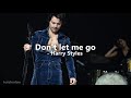 Harry Styles - Don't Let Me Go (Letra en Español e Inglés)