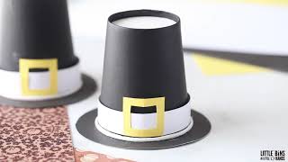 Pilgrim Hat Craft for Thanksgiving