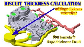 How to calculate Biscuit Thickness, hpdc calculation