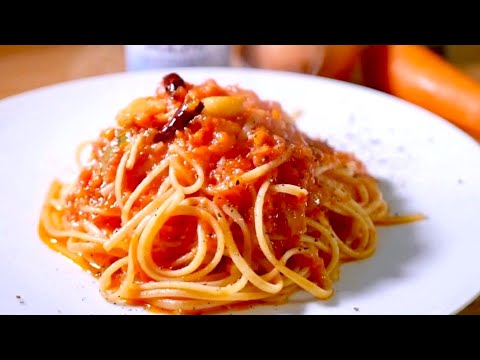 プロが教える　パスタ　イタリアン「ミニトマトとバジルのパスタ」 レシピ. 