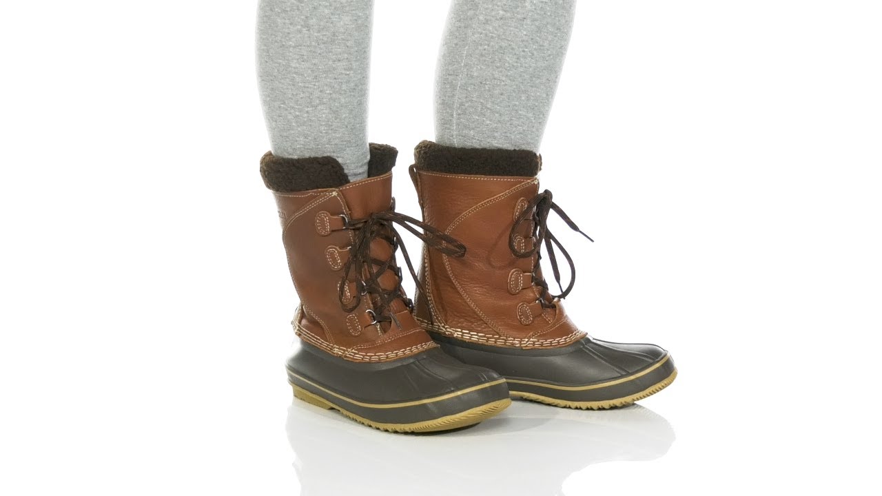 L.L.Bean Snow Boot Tumbled Leather Lace-Up SKU: 9595426