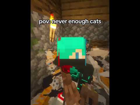 pov never enough cats #playgmes11 #greek #games #minecraft