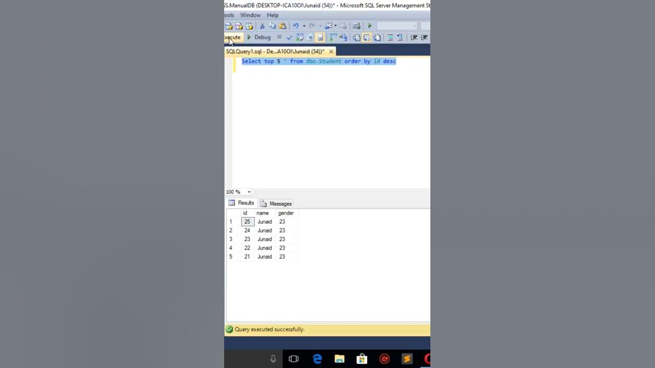 Top and Limit Clause in SQL Server to get limited Records