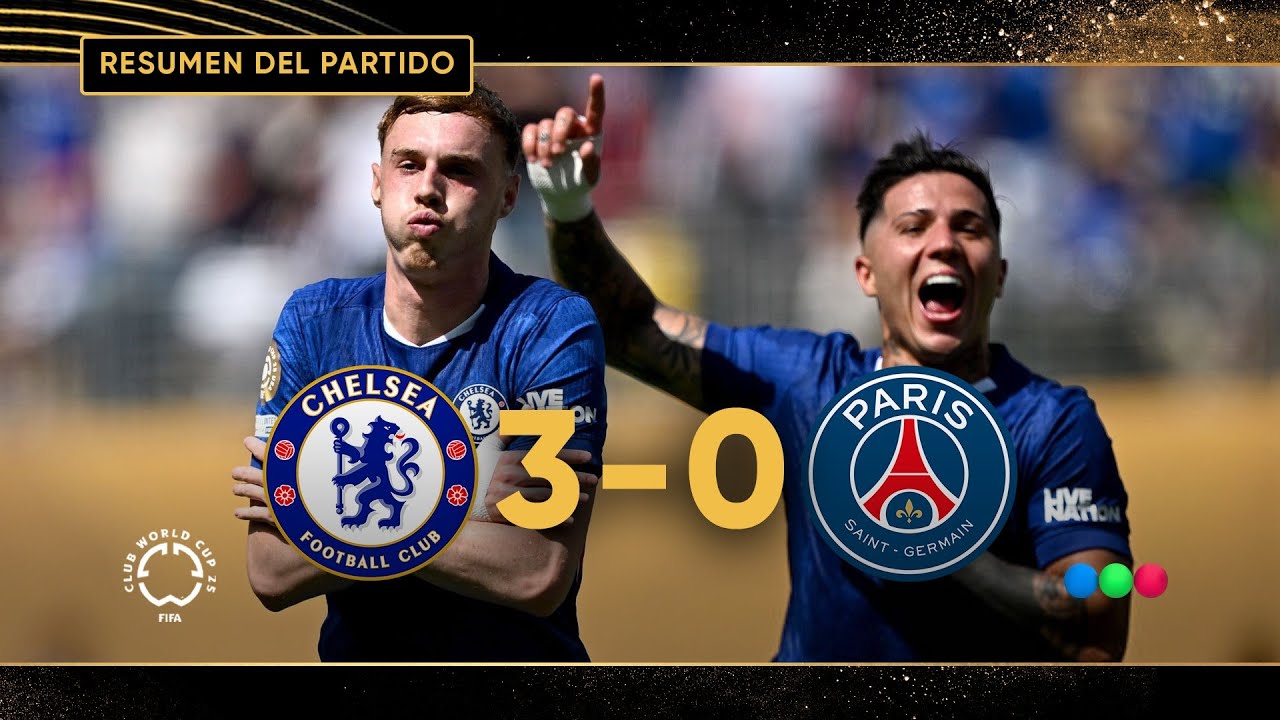 CHELSEA APLASTÓ 3-0 A PSG Y SE CONSAGRÓ CAMPEÓN DEL MUNDIAL DE CLUBES 2025