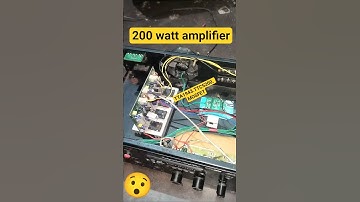 Class AB 200 Watts 1943 & 5200 Transistor Based Audio Amplifier... 🔊🔥