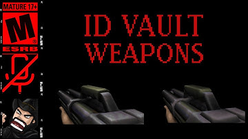QUAKE 2 REMASTERED - The ID VAULT - Weapons (NO Commentary) Compare HD and Old Models w/ Animations