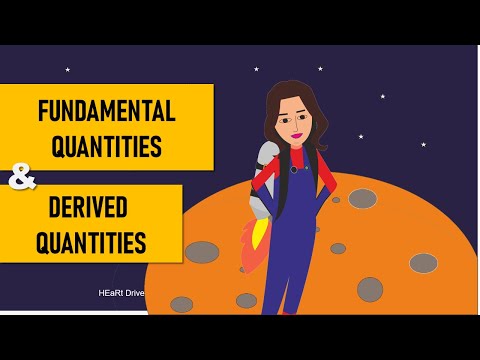 Fundamental Quantities and derived quantities | Classroom science | HEaRt Drive