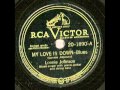 Lonnie Johnson - My Woman Is Gone