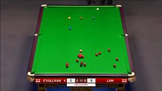 Ronnie  O'Sullivan vs Senderson Lam | Welsh Open 2019 | Master Snooker