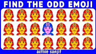 Find The Odd Emoji Puzzle in this Emoji Puzzle | Emoji Puzzle Quiz | Odd Emoji Out