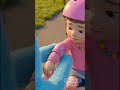 🛴 Helmet On! Learn Scooter Safety Like a Pro! #Kids #Lesson #Shorts