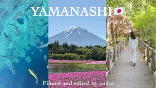 Yamanashi vlog🗻絶景の富士山を眺めながら過ごす癒しの山梨旅行/おすすめの観光地&旅館