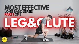 Most Effective LEG & GLUTE Workout with Resistance Bands