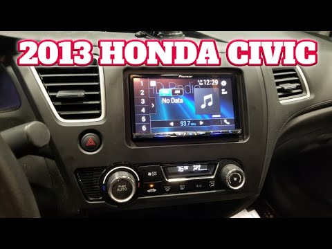 2013 Honda civic radio removal