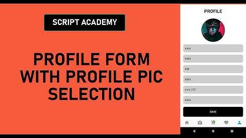 Flutter Lecture 38 ecommerce app  profile form  | profile pic | flutter tutorial in Hindi/Urdu
