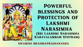Powerful Blessings and Protection of Lakshmi Narasimha (Sri Lakshmi Narasimha Karavalamba Stotram)