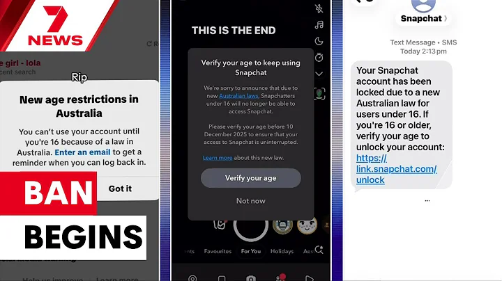 Under-16s already getting around restrictions as Australia’s social media ban begins | 7NEWS
