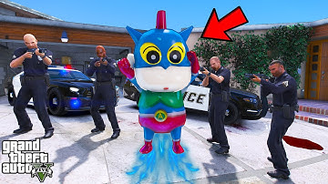 Franklin and Shinchan Transform Into Superhumans in GTA 5!