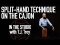 In the Studio with T.J. Troy #1 - Split-Hand Technique on the Cajon