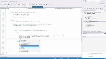C# and SQL Using NHibernate Part 2