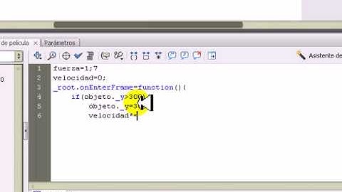 Tutorial para Flash - Efecto de rebote gravitacional