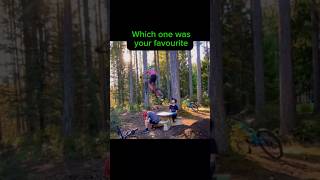 Which One was your favourite￼ mountainbike biking bikepark powellriver mountainbikepark jump