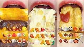 Asmr Emoji Food Challenge Mouth Sounds Mukbang eating sounds