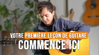 Votre TOUT PREMIER COURS DE GUITARE commence aujourd'hui 🎸