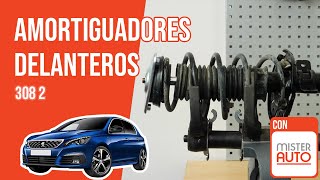 Cómo cambiar los amortiguadores delanteros Peugeot 308 2 ➿