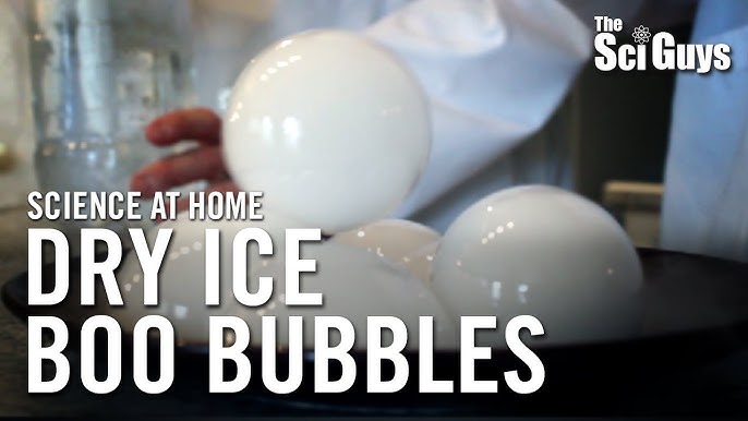 Boo Bubbles Bouncing Smoke - Dry Ice Bubbles Experiment