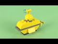 LEGO Classic Yellow Submarine (11018) Building Instructions