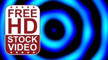 Free Stock Videos – abstract colorful blue black circles pulsing 2D animation