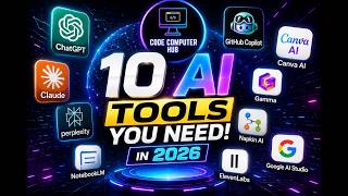 Top 10 AI Tools Every Student & Programmer Must Use in 2026 🤯