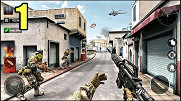 FPS Commando Shooting Games Android Gameplay | Dust Town Level 1-3