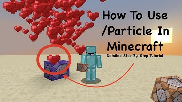 ✔️How To Use Minecraft Particle Command With One Simple Command Minecraft step by step Tutorial✔️