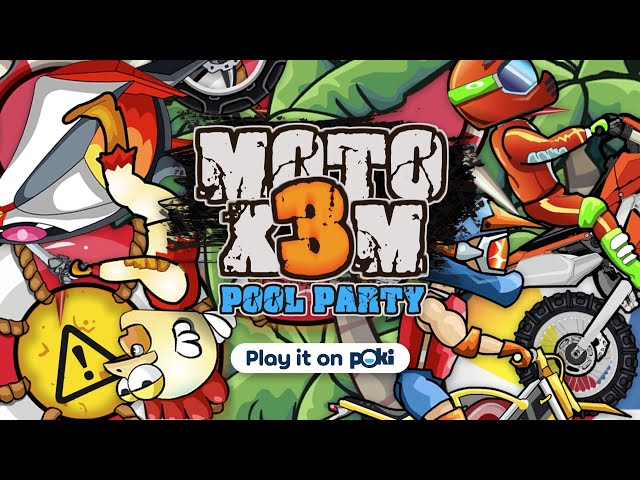 Moto X3M 5 Pool Party - Motor Stunts Games - Online Free Games