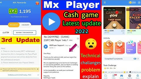 Mx player cash game latest update 2022 / cash game wapas ayega? Technical challanges problem explain