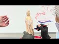 チャレンジ仏像彫刻4660「白衣観音」by 彰子T   How to Sculpting as a hobby by ouka in Japan