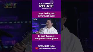 Jugs, Teddy and Bayani Agbayani in their funniest song translation game | Kapamilya Shorts