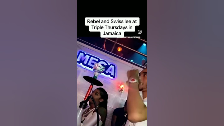 Rebel and Swiss lee link at Triple Thursdays in Jamaica