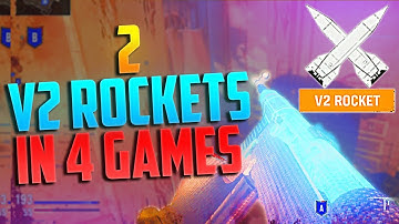2 V2 Rockets In 4 Games! (Vanguard MP40 V2 Rocket)
