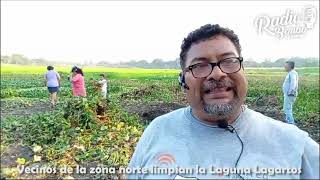 Este  1 de Junio  vecinos de la zona norte continuan con la limpieza de la Laguna de Lagartos.